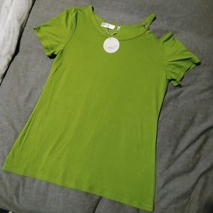 NWT Patrizia Luca Green Shirt